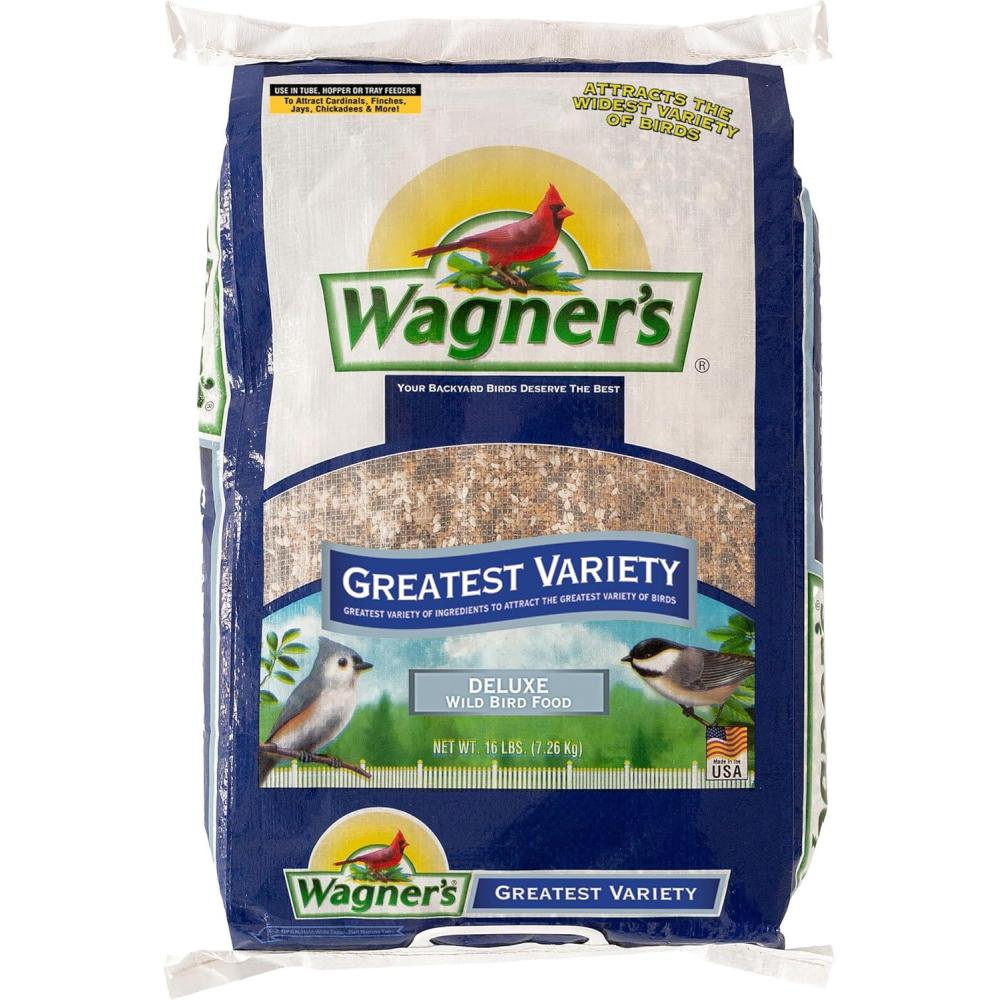 image:imageWagners 62059 Greatest Variety Blend Wild Bird Food 16Pound Bag16 Pound Pack of 1