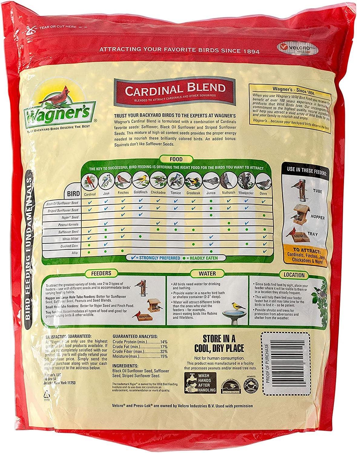 image:imageWagners 62032 Cardinal Blend Wild Bird Food 6Pound Bag 2Pack2Pack