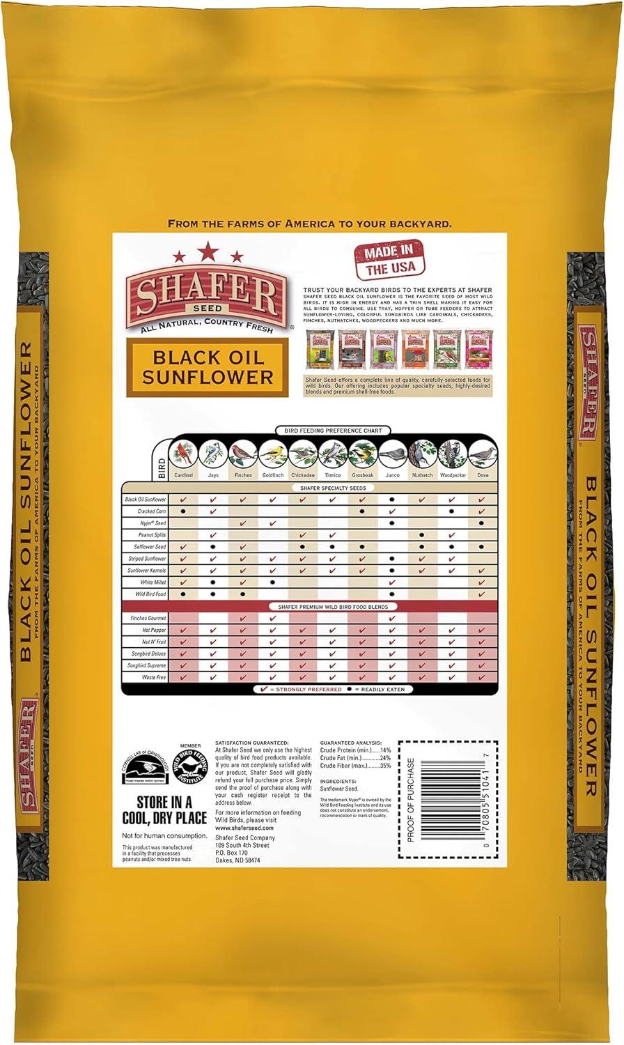 image:image51041 40Pound Bag Black Oil Sunflower Wild Bird Food