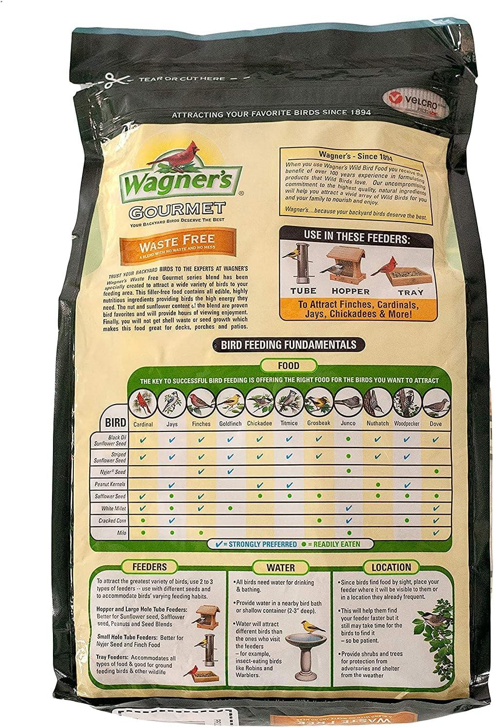 image:imageWagners 82056 Gourmet Waste Free Wild Bird Food 5Pound Bag2Pack