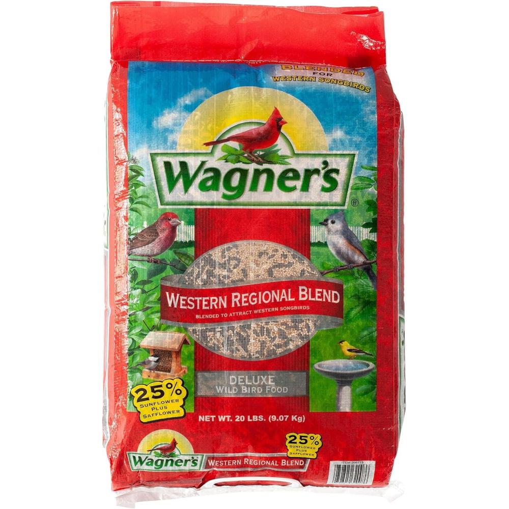 image:imageWagners 62008 Western Regional Blend Wild Bird Food 20Pound BagWild Bird Food