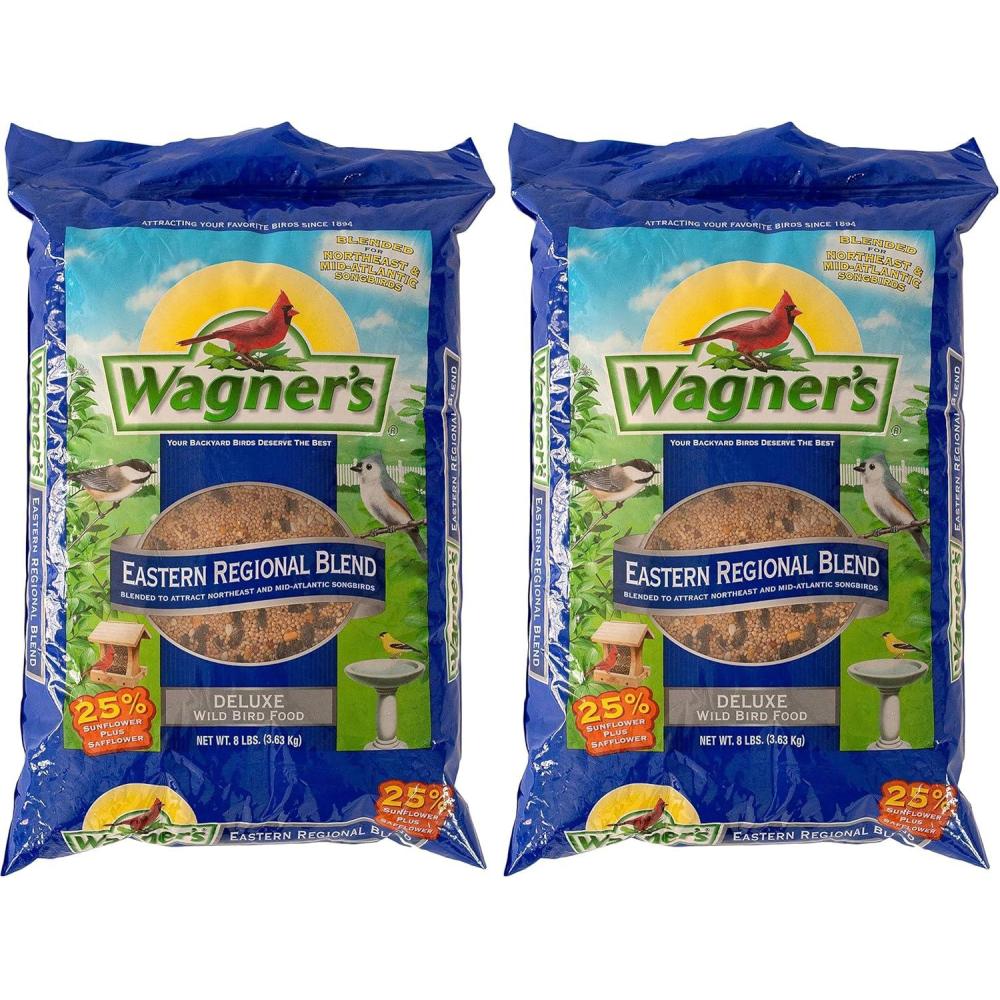 image:imageWagners 62011 Eastern Regional Blend Wild Bird Food 8Pound Bag8 Pound Pack of 2
