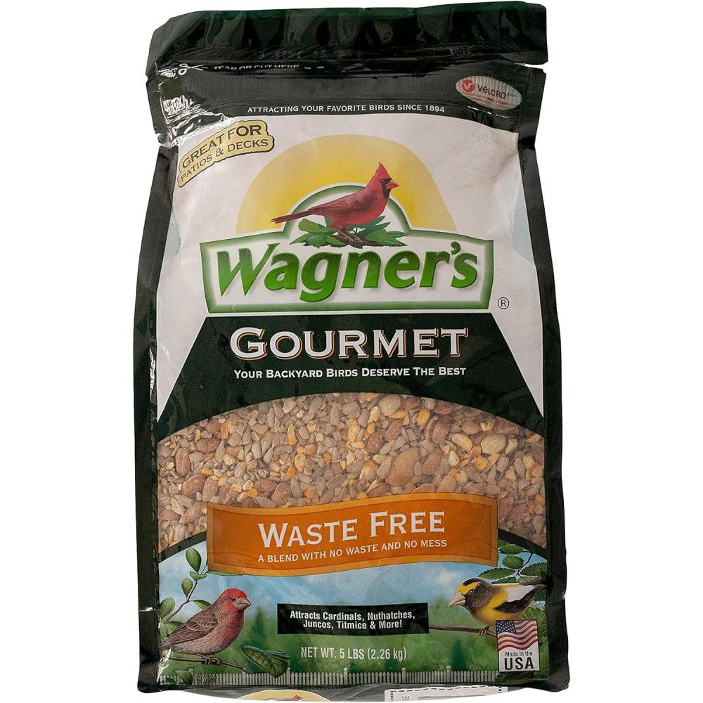 image:imageWagners 82056 Gourmet Waste Free Wild Bird Food 5Pound Bag1Pack