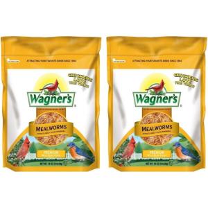 Wagner’s 58005 Mealworms Wild Bird Food, 18-Ounce Bag(Bird Food)
