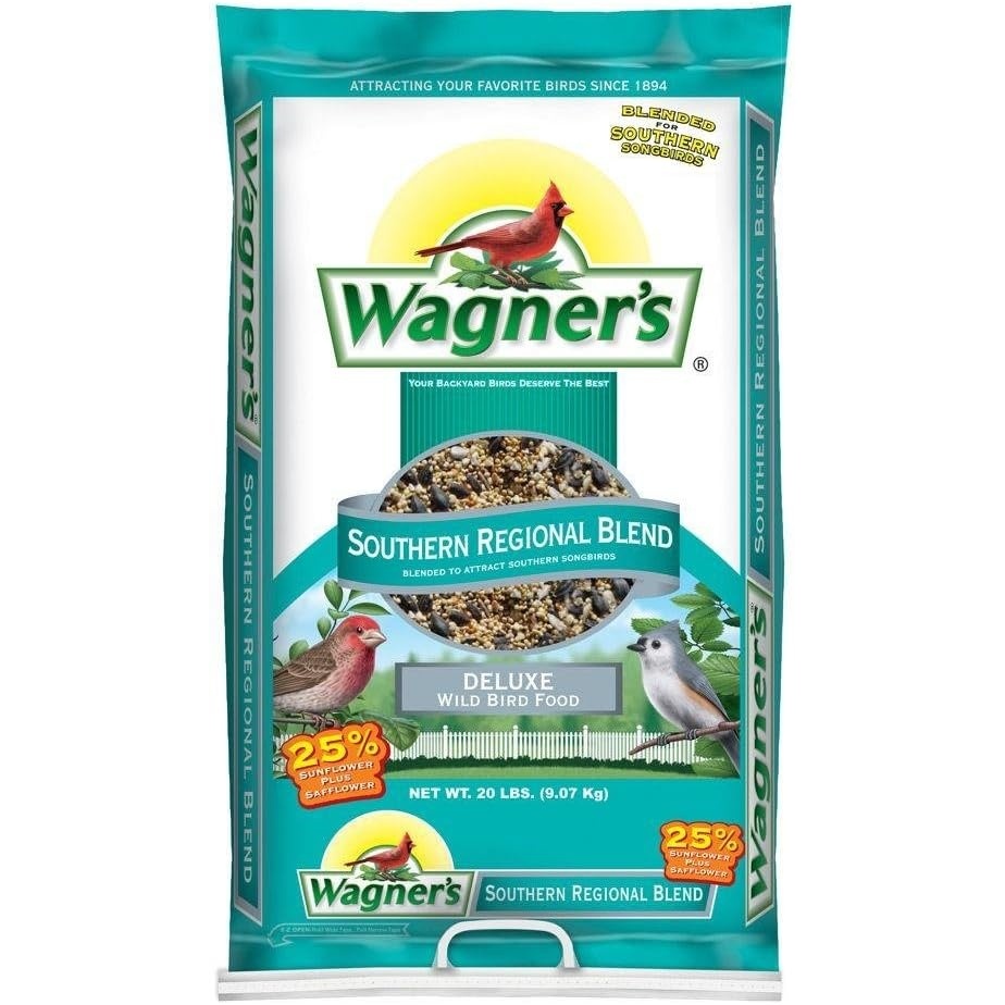 image:imageWagners 62012 Southern Regional Blend Wild Bird Food 20Pound BagBird Food